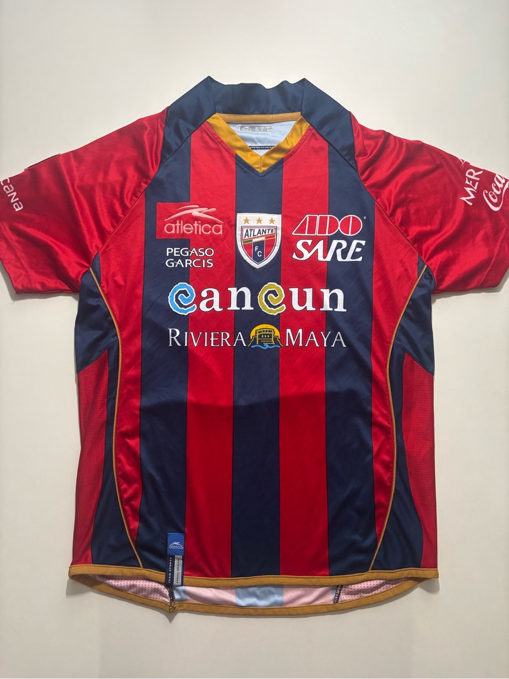 Atlantic Fc football soccer jersey Atletica home 09/10 season men’s s Mexico
